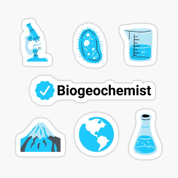 Item preview, Blue Check Verified Biogeochemist Sticker Pack designed and sold by TipToppity.