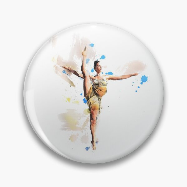 Item preview, Aerial Dance watercolor ballet girl designed and sold by KAFDESIGN.
