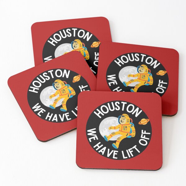 Item preview, Dogecoin- Houston, We have Lift Off (Black with white text) designed and sold by UnleyDesign.