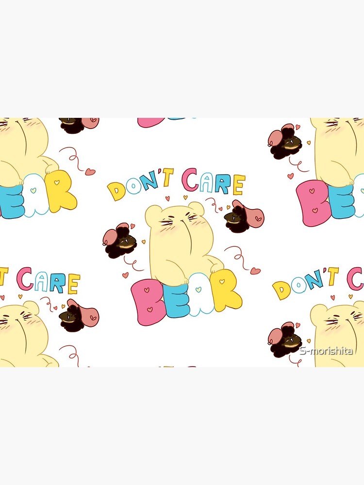 Thumbnail 5 of 5, Mask, Cute Anime Don't Care Bear designed and sold by S-morishita.