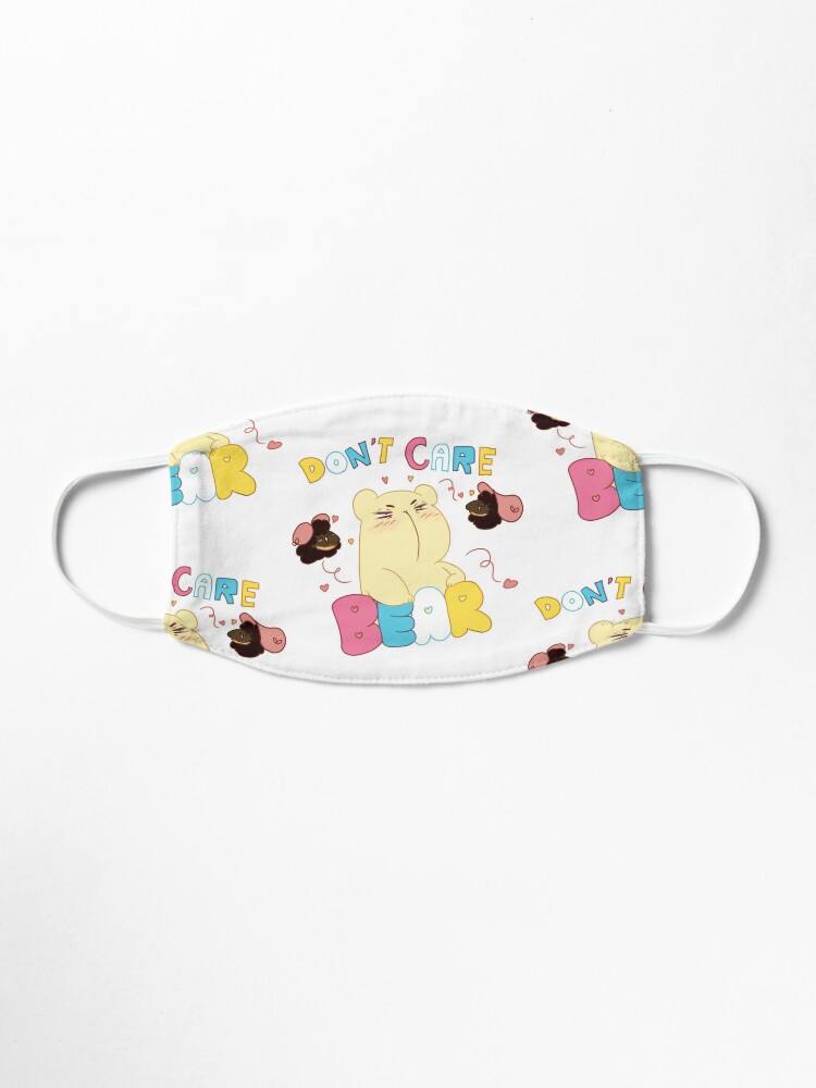 Alternate view of Cute Anime Don't Care Bear Mask