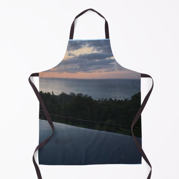 Item preview, Fantastic sunset with an unfinity swimming pool designed and sold by vibeno1.