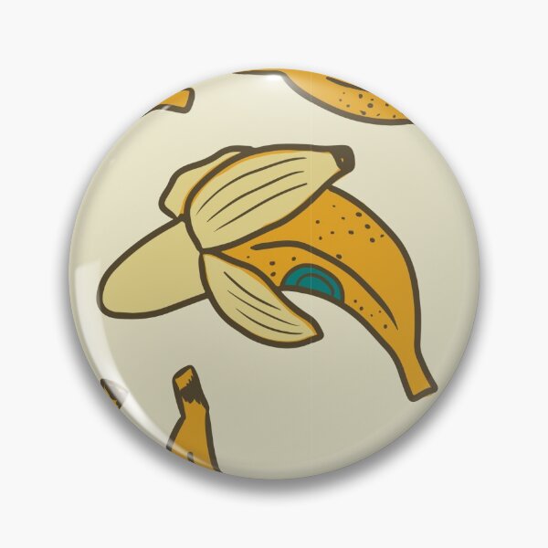 Item preview, Retro seamless pattern with yellow bananas on ivory backgrounds designed and sold by annetc-designs.