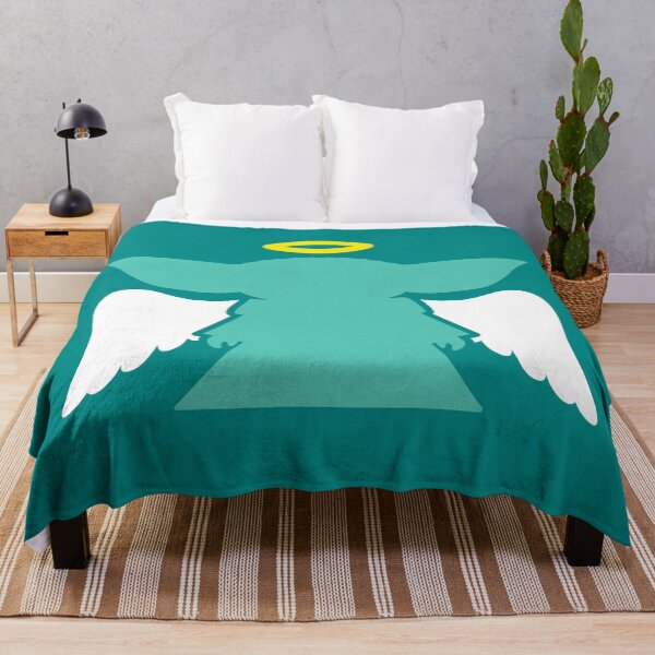 Item preview, Angel Alien Silhouette - Turquoise designed and sold by Wizzles Emporium.