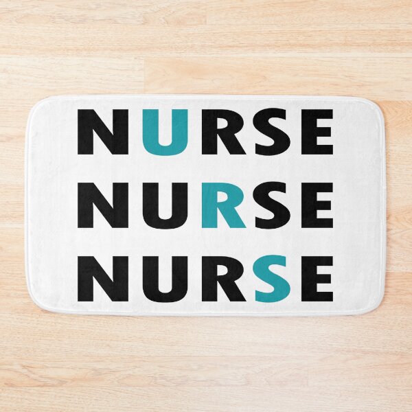 Item preview, Nurse Job Simple Design in Black and Blue designed and sold by NamColors.