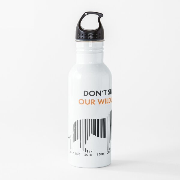 Lion - Don't sell our wildlife Water Bottle