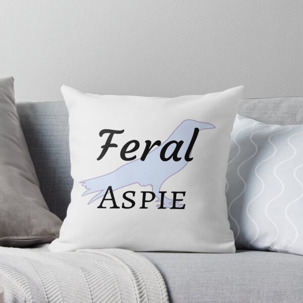 Item preview, Aspie salvaje (cuervo claro) designed and sold by GladBlackLamb.