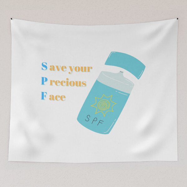 Item preview, SPF Save Your Precious Face Sunscreen designed and sold by AquosaLuna.