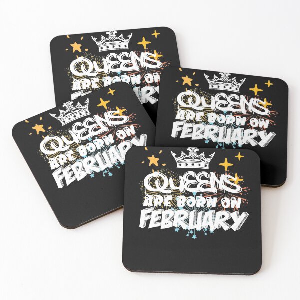 Item preview, Copy of Queens Are Born On February Funny Birthday Design designed and sold by Xrizen  Designs.