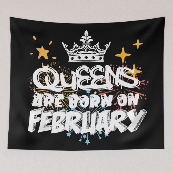 Item preview, Copy of Queens Are Born On February Funny Birthday Design designed and sold by Xrizen  Designs.