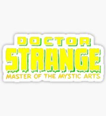 Doctor Strange - Classic Title - Clean Sticker