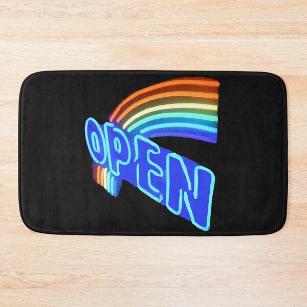 Item preview, Open Neon Rainbow sign, Bright colorful design designed and sold by Nostrathomas66.