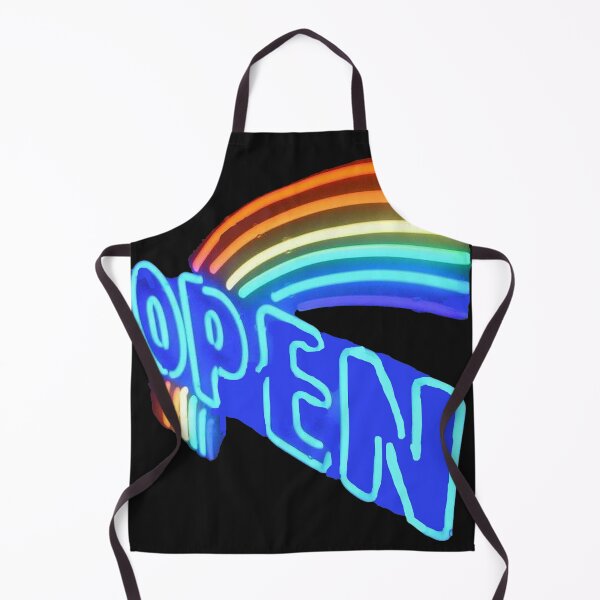Item preview, Open Neon Rainbow sign, Bright colorful design designed and sold by Nostrathomas66.
