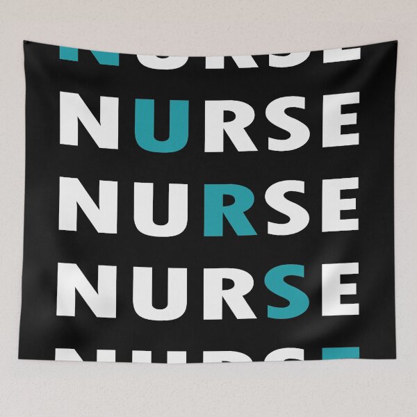 Item preview, Copy of Nurse Job Simple Design in White and Blue designed and sold by NamColors.