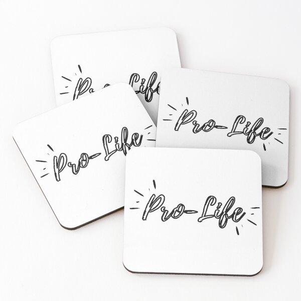 Item preview, Pro-Life (black hollow text) designed and sold by Grace Feucht.