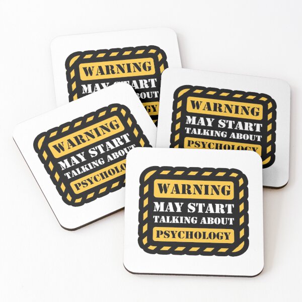 Item preview, Warning: May start talking about Psychology - Psychology Design designed and sold by Psychologist's Inventory.