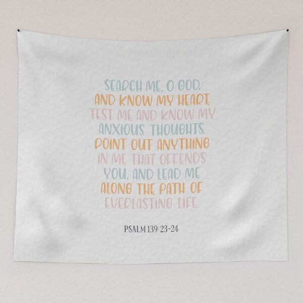 Item preview, Psalm 139:23-24 designed and sold by Daiana Benitez.