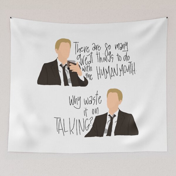 Item preview, Why waste it on talking? (Barney) - How I Met Your Mother designed and sold by niamhconte.