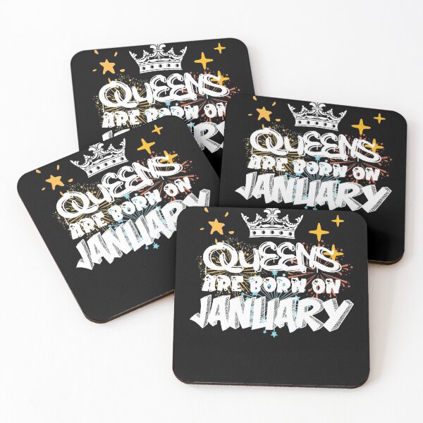 Item preview, Copy of Queens Are Born On January Funny Birthday Design designed and sold by Xrizen  Designs.