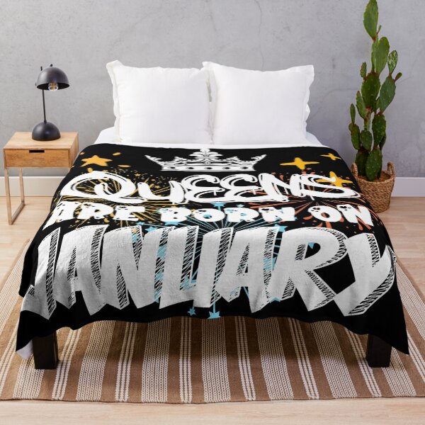 Item preview, Copy of Queens Are Born On January Funny Birthday Design designed and sold by Xrizen Designs.