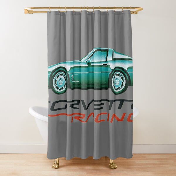 Corvette C4 Shower Curtain