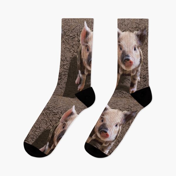 Item preview, Pig in mud illustration designed and sold by Scat the cat.