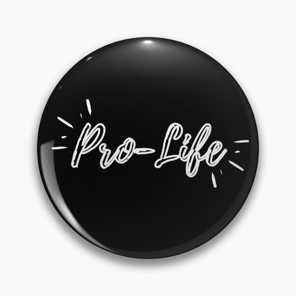 Item preview, Pro-Life (white hollow text) designed and sold by Grace Feucht.
