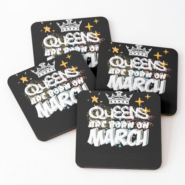 Item preview, Copy of Queens Are Born On March Funny Birthday Design designed and sold by Xrizen  Designs.