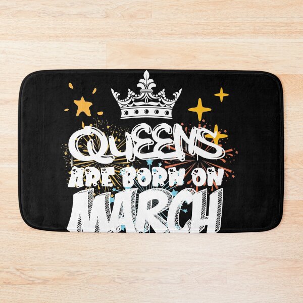 Item preview, Copy of Queens Are Born On March Funny Birthday Design designed and sold by Xrizen  Designs.