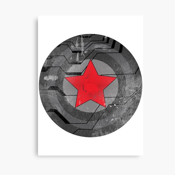 Winter Solider Shield Canvas Print