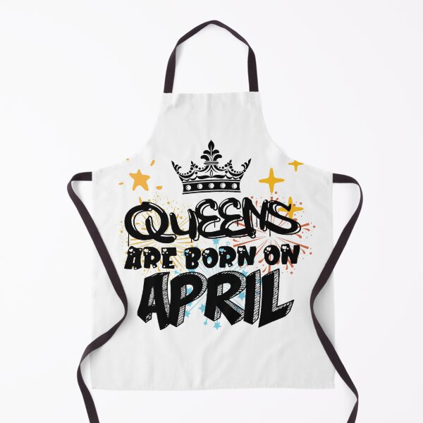 Item preview, Queens Are Born On April Funny Birthday Design designed and sold by Xrizen Designs.