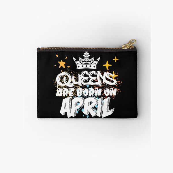 Item preview, Copy of Queens Are Born On April Funny Birthday Design designed and sold by Xrizen  Designs.