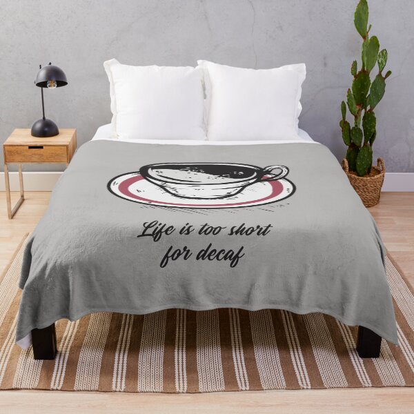 Item preview, Life is too short for decaf coffee design designed and sold by KAB3.