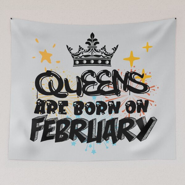Item preview, Copy of Queens Are Born On February Funny Birthday Design Card designed and sold by Xrizen  Designs.