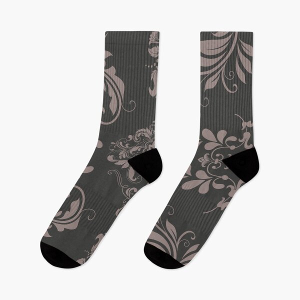 Item preview, Elegant Floral Damask Pattern in Mauve designed and sold by denofartists.