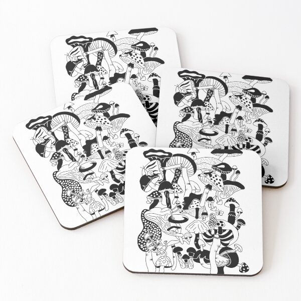 Item preview, Mushrooms designed and sold by FarOutStickers.