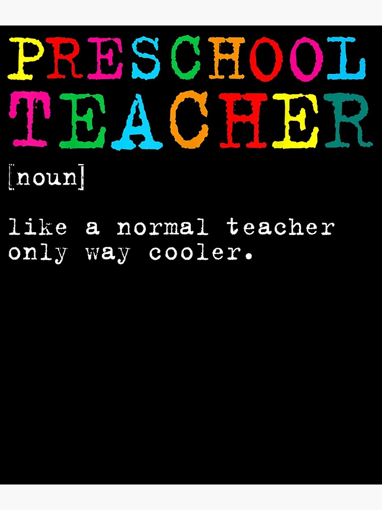 preschool-teacher-definition-funny-teaching-preschool-gift-poster-by