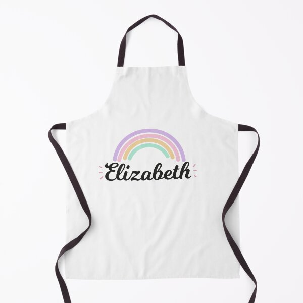Item preview, Elizabeth - Name with a rainbow in pastel colors designed and sold by Just Names.