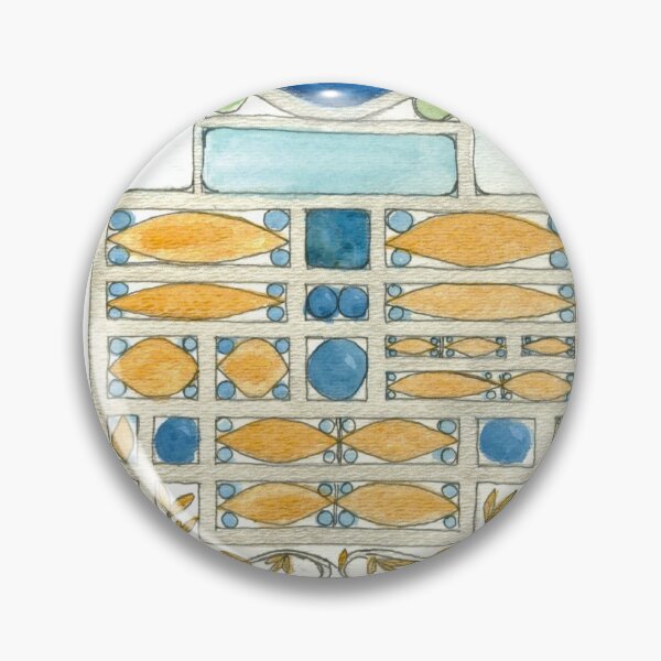 Item preview, Vienna Secession Inspired Brooch: British Museum designed and sold by Bookshelf Studios.