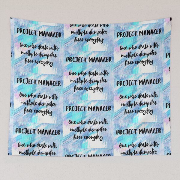 Item preview, Project Manager dumpster fires funny designed and sold by Awesomefamily.