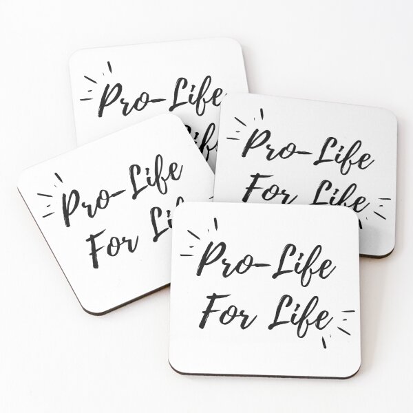 Item preview, Pro-Life For Life (black text) designed and sold by Grace Feucht.