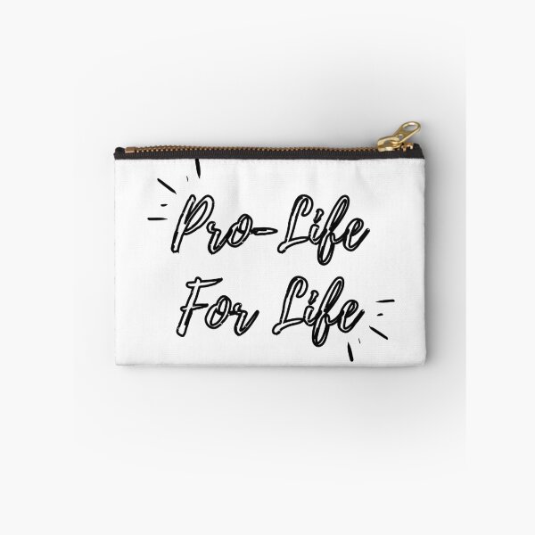 Item preview, Pro-Life For Life (black hollow text) designed and sold by Grace Feucht.