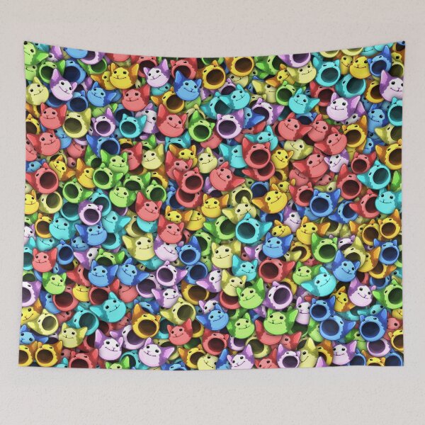 Item preview, Multicolored Popping Cats designed and sold by dima-v.