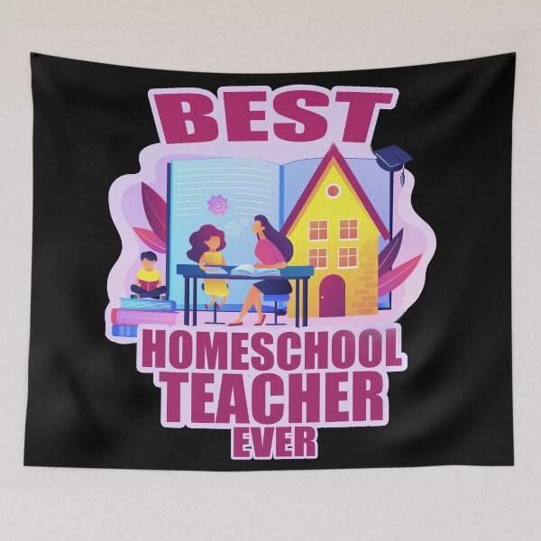 Item preview, BEST HOMESCHOOL TEACHER DESIGN designed and sold by BrokeHustler.