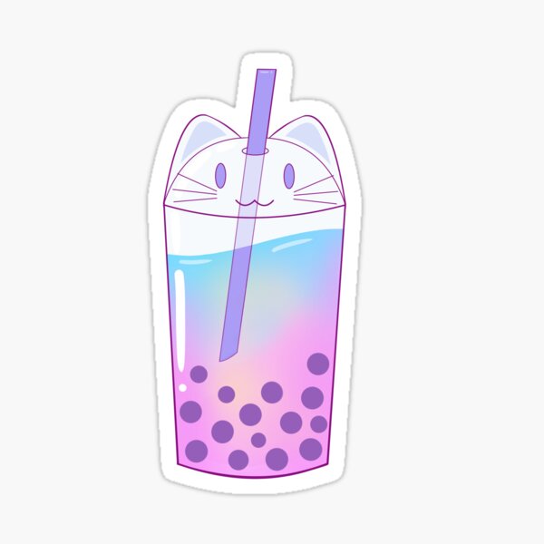 Item preview, Rainbow Kitten Bobba Tea designed and sold by TeruVision.