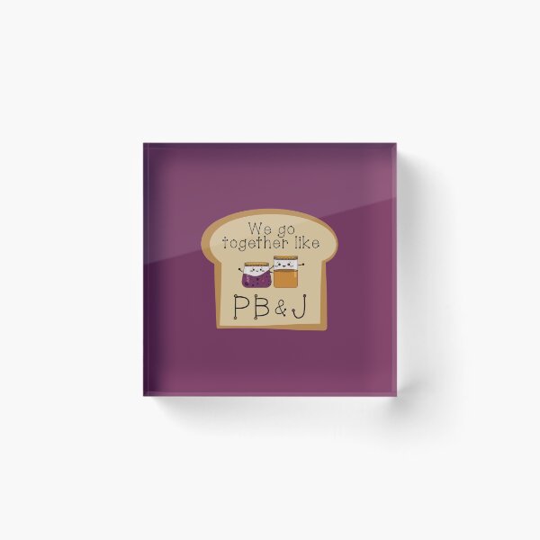 Item preview, We Go Together Like PB & J! (On Jelly Purple) designed and sold by PawsitiveMum.