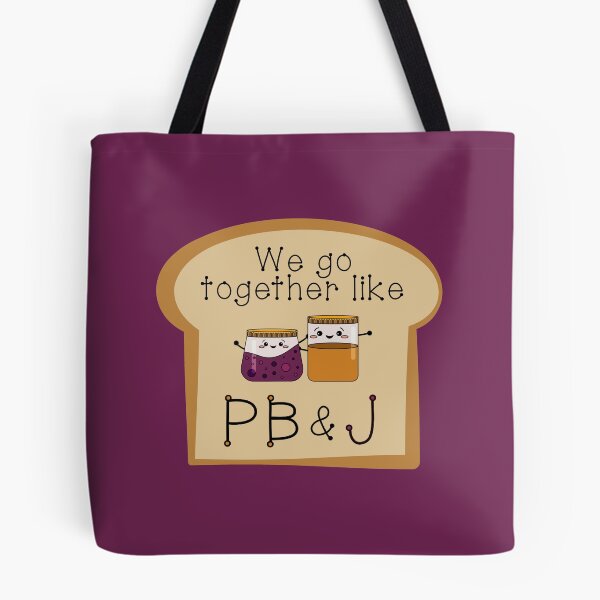 Item preview, We Go Together Like PB & J! (On Jelly Purple) designed and sold by PawsitiveMum.