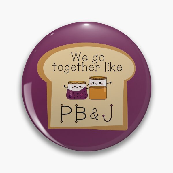 Item preview, We Go Together Like PB & J! (On Jelly Purple) designed and sold by PawsitiveMum.