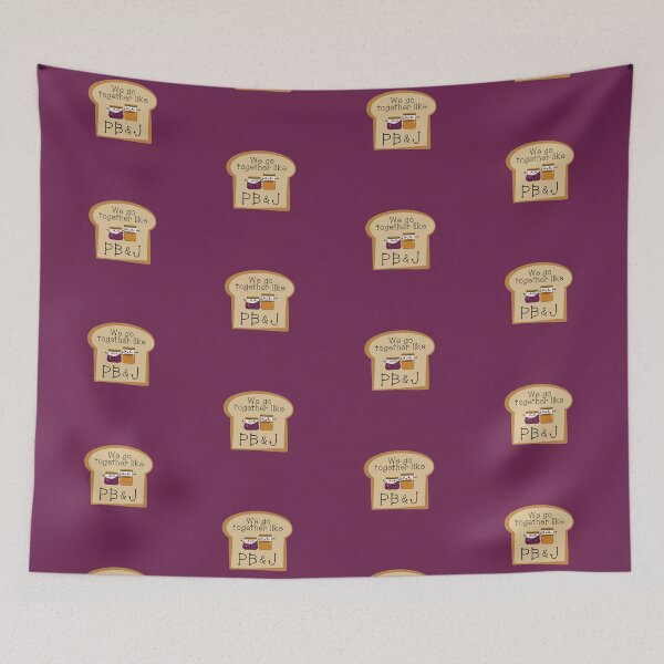 Item preview, We Go Together Like PB & J! (On Jelly Purple) designed and sold by PawsitiveMum.