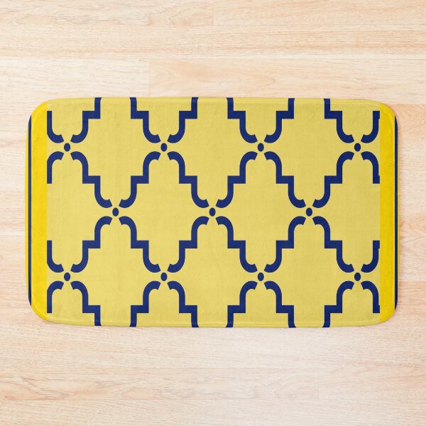 Item preview, Royal Yellow and Blue Ornament Pattern 01 designed and sold by vortexatelier.